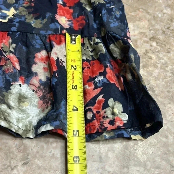 LOUVE blouse SMALL,boho,cottage core,Peplum,scoop neck,loose fit,🇨🇦,sleeveless - Picture 12 of 15